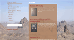 Desktop Screenshot of pierrejoris.com